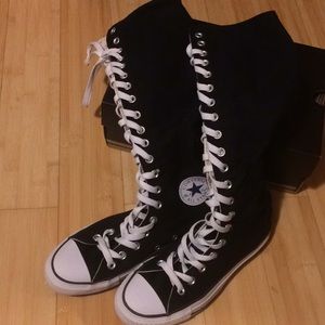 Converse high tops with zipper NWOT